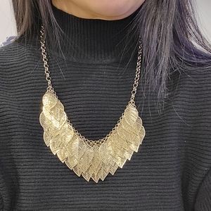 Brass/gold Leaf Necklace